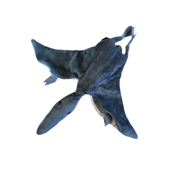Hand Puppet Pterodactyl by Dream Plush Dinosaur Pteranodon Gray - Picture 1 of 7